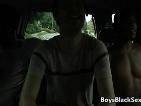 Interracial bareback hardcore gay porn movie 05