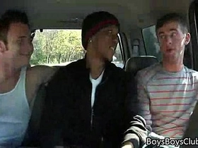 Gay interracial hardcore sex video from blacksonboys 07