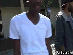 Gay interracial hardcore sex video from blacksonboys 30