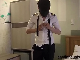 Gay việt nam tự sướng với cockring có rung