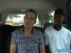 Blacks on boys - gay hardcore interracial porn movie 23