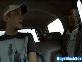 Muscular blacg gay dude fuck white twink with his bbc 10