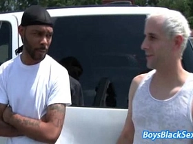 Blacks on boys -nasty interracial gay hardcore fucking 07