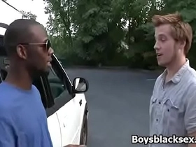 Blacks on boys - interracial hardcore gay fucking 21